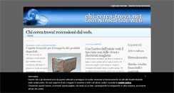 Desktop Screenshot of chi-cerca-trova.net