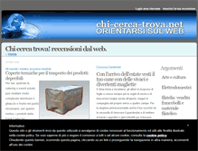 Tablet Screenshot of chi-cerca-trova.net
